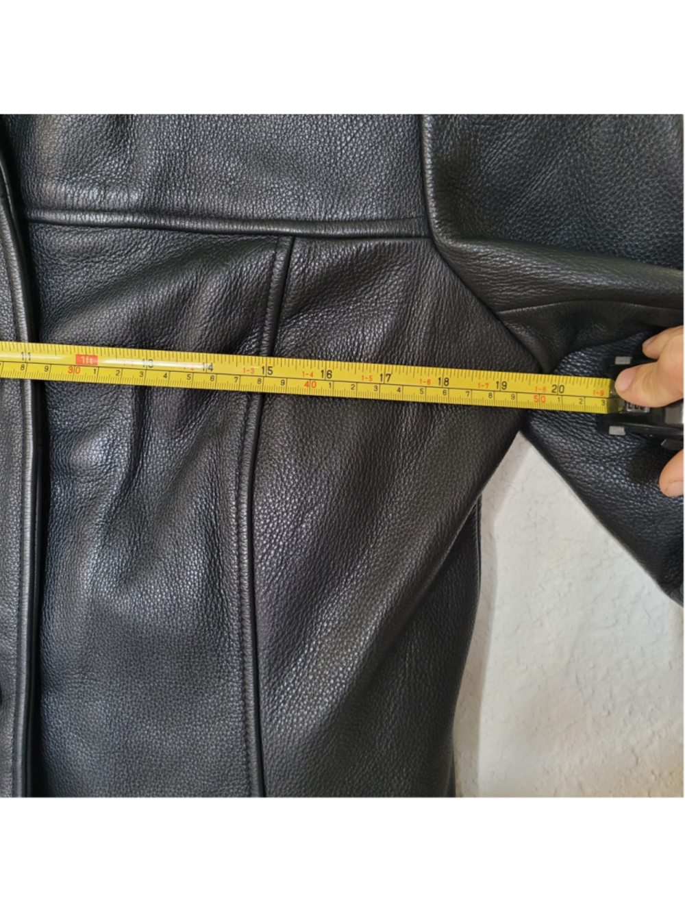 Wilson's leather black jacket Thinsulate Liner - Men’s Medium 4 buttons - Picture 9 of 11